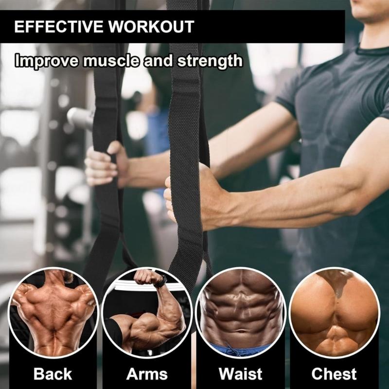 Heavy Type Tricep Rope Attachments With 3 Adjustable Grip Ergonomic Workout Equipment For Arm And Back Training