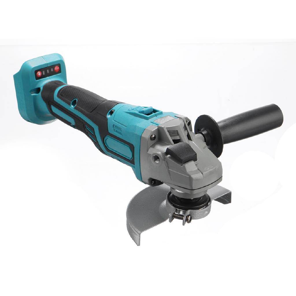 800W Electric Angle Grinder Grinding Machine Brushless Cordless Woodworking Metal Cutting Power Tool For 18V Battery