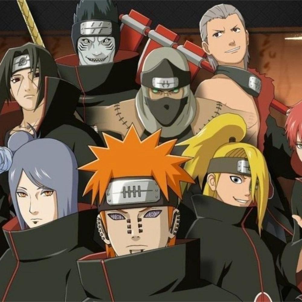 Naruto Akatsuki 2026 Nowe Malowanie Diamentami Haft Sztuka Anime Haft Krzyżykowy Mozaika Dżety Rękodzieło Rzemiosło Prezenty dla Dzieci