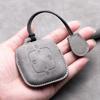 Interior Mouldings Sheepskin 4 Buttons Car Remote Key Case Cover for Zeekr 001 X 2021 2022 2023 for ZEEKR 001 009 Full Protector
