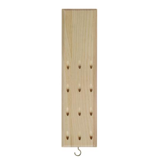Wall Mounted Dart Holder Wooden Dart Caddy 12 Tip Dart Stand Display Rack with Metal Hook And Accessory Storage Bag