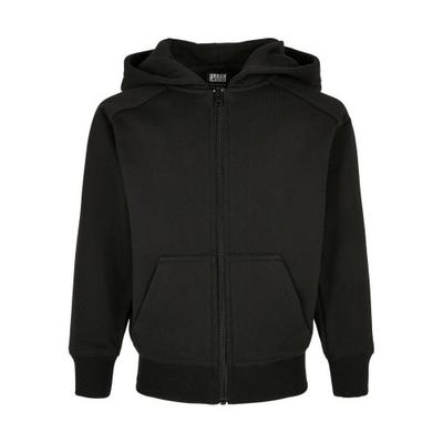 Urban Classics Jungen Basic Kapuzenpullover mit durchgehendem Reißverschluss und Kordelzug