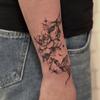 Flower Butterfly Tattoo Sticker Waterproof And Long-Lasting Non-Reflective High-End Tattoo Sticker For Men And Women