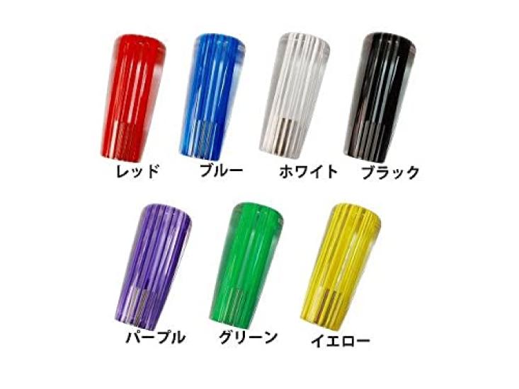 Retro Striped Shift Knob for Fuso Super Black Great, 100mm, Line, MM75-10110-BK
