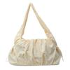 Casual  Shoulder Bag for Women with Zipper Soft Interior Compartment Monochromatic Stitching Line High Quality