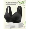Women's Elegant Style Bra, Nursing Stretchy Bra With Front Closure, Comfort Support Underwear