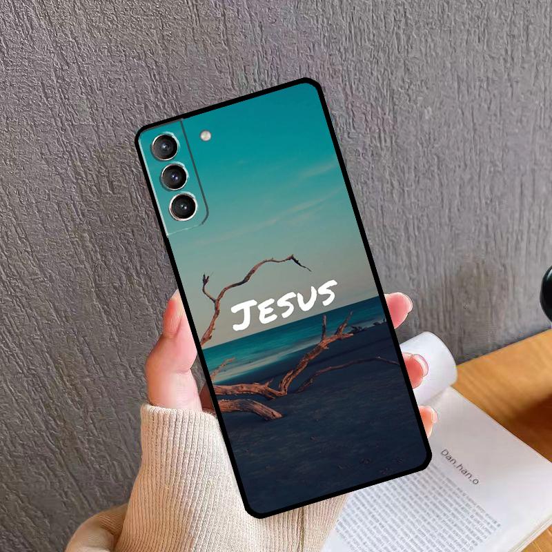 Verse of The Christian Bible Jesus Phone Case For Samsung Galaxy S25 S26 Ultra S20 S21 S22 S23 S24 Plus S10 S25 FE Back Cover