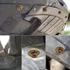 40pcs Heavy-Duty Steel U-Nut Clip Fasteners for Car Hood Protection - Secure Bolt Mounts with Screw Installation 20 Screws&20 Nuts