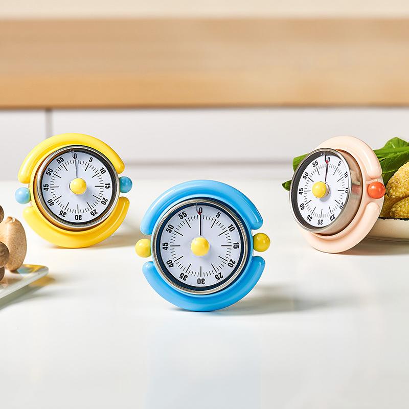 Elegant Vintage Kitchen Timer With Magnetic Attachment - 60-Minute Countdown & Audible Alarm, Perfect For Cooking, Office Tasks