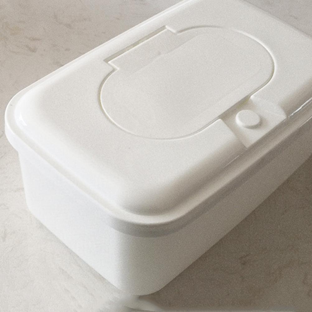 2 Stück Feuchttuchbox Taschentuchhalter Feuchttuchbehälter Toilettenständer Papier Kunststoff Baby