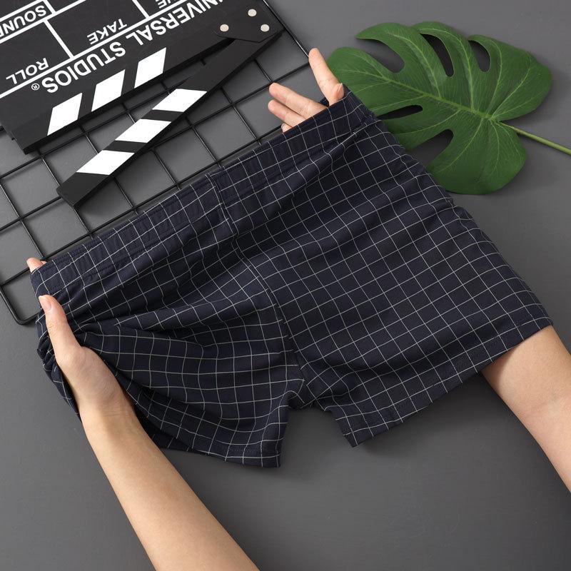 

Мужское хлопковое нижнее белье Свободное Удобное Дышащее Летнее Большого размера Мужское нижнее белье-боксеры L сапфировый