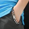 Personalized Fashion Men's Titanium Steel Bracelet, Creative Retro Lace Stainless Steel Bracelet Jewelry