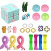 5PCS Kawaii Fidget Toys Decompression Soft Squeeze Toy Push Bubble Sensory Toys Christmas Gift For Children And Adult