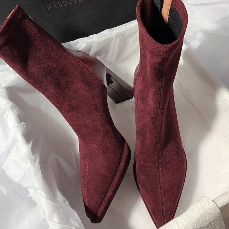 Fashion High Quality Women's Hot Selling Comfortable and Warm Boot Women's Ankle Boots Fashion Sexy Pointed Toe Shoes for Women