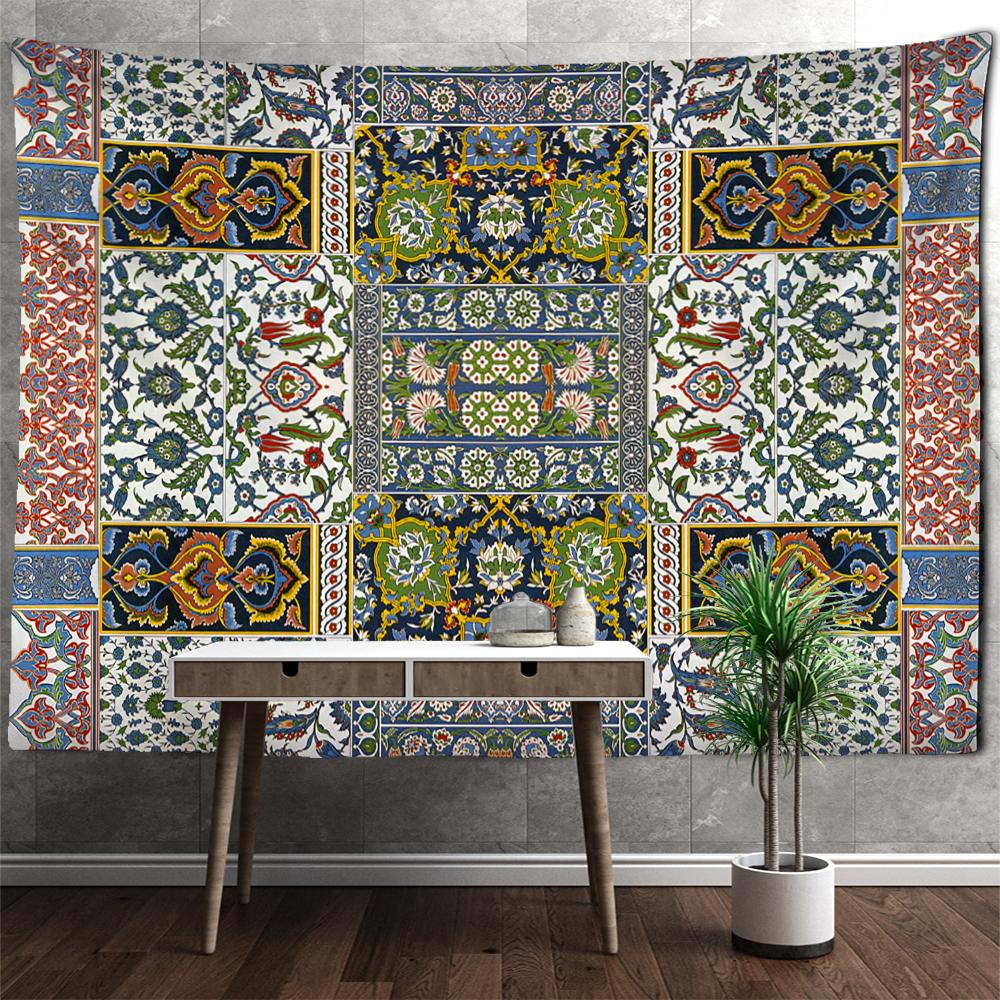 Романтический загадочный узор гобелен настенный психоделический колдовство хиппи Мандала — фото 13