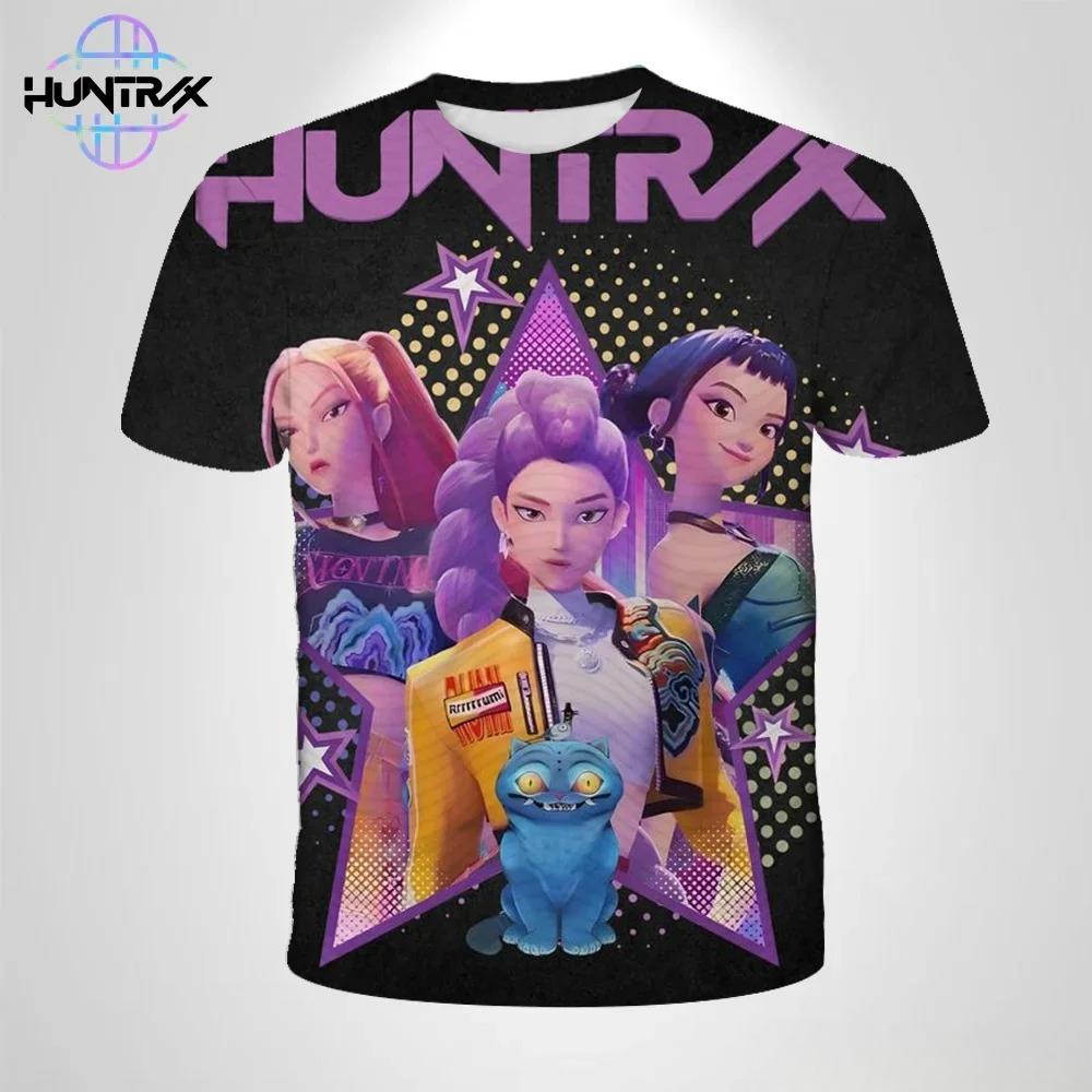 T-Shirts Girls Children's Cartoon Printed Short Sleeve Casual Fashion Girls Comfortable T-Shirt Clothing