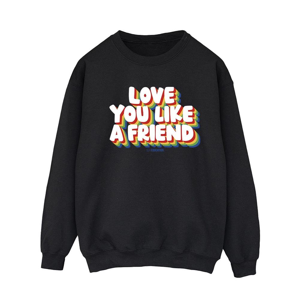 Netflix Womens/Ladies Sex Education Love Like A Friend Sweatshirt