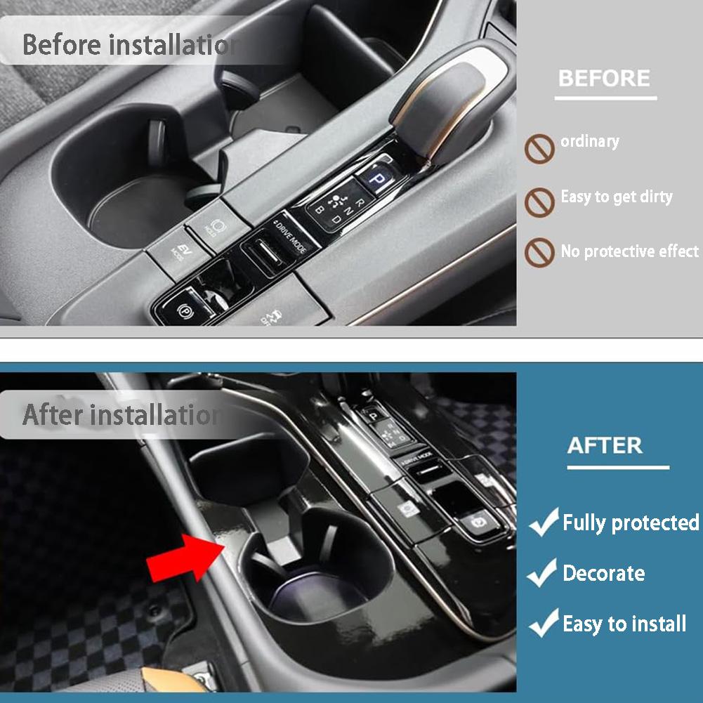 

Автомобильный держатель для чашки, накладка для Toyota Crown SH35 2022-2023, наклейка, центральный держатель, декоративная рамка T5A9
