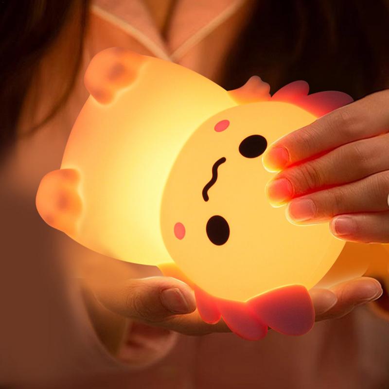 Animal Night Light Night Light For Kids Night Light For Kids Stress Relief Nursery Night Lights Rechargeable Bedside Lamp For