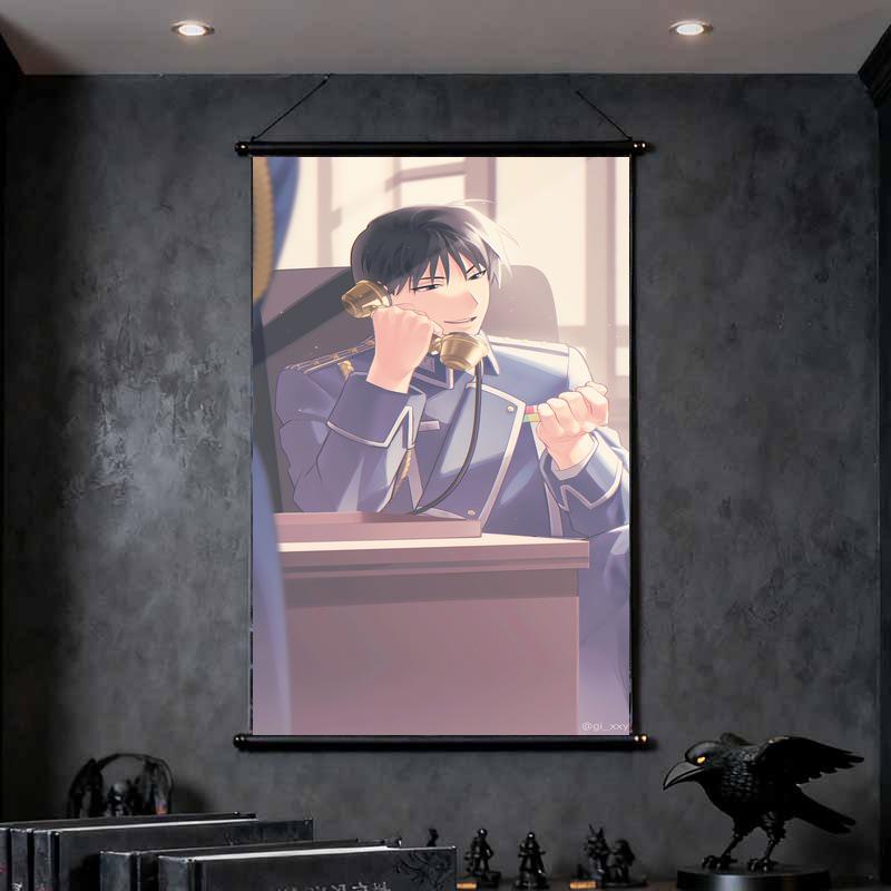 Fullmetal Alchemist Olivia Military Team Large Self-Adhesive Canvas Print