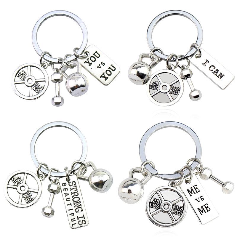 Fitness Equipment: Dumbbells, Barbells, Kettlebells & Keychain Pendants for Men, Women & Couples