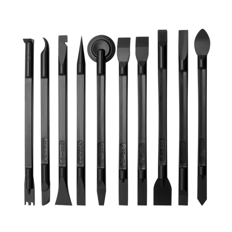 10-teiliges Öffnungsset, Reparatur-Hebelwerkzeuge, Kunststoff-Spudger, Brecheisen für Smartphone, Laptop, PC, Demontage, Reparaturwerkzeuge