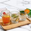 300ml/350ml European Style Drinking Cup Sunflower Relief Wine Glass Transparent Water Cup Whiskey Glass Bar Juice Beverage Cups