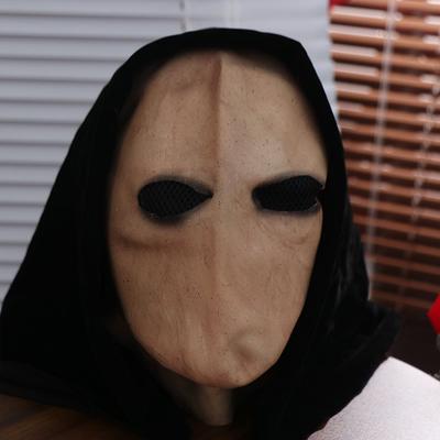 Uomo Senza Volto Halloween Maschera Slenderman Non Tossica Realistica Teschio Alieno Casco in Lattice 3D Travestimento Festa Cosplay Accessori Unisex