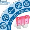 Heschen 25pcs Standard Fuse ATC-4 Auto Assorted Car Truck 4A Pink