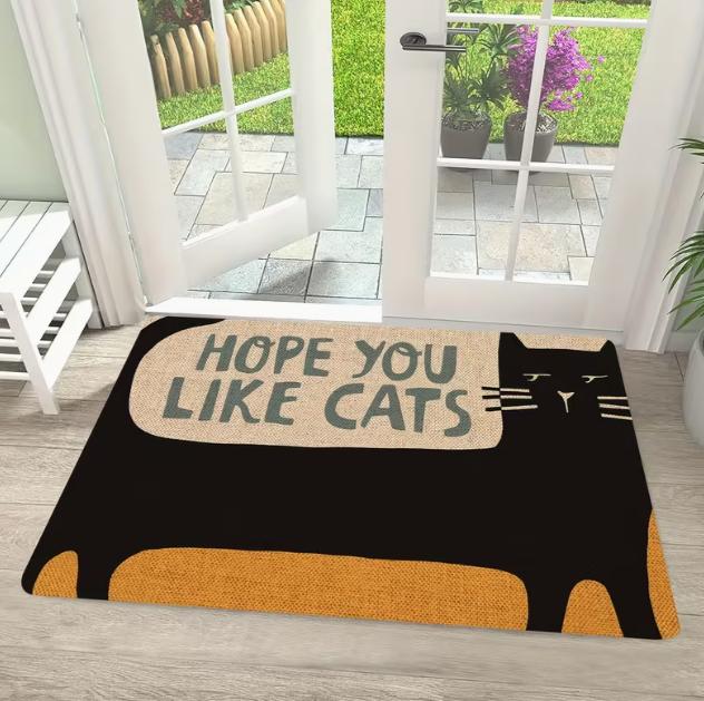 

Terrifying Spider Door Mat Anti Slip Bathroom Floor Mat Ultra-fine Fiber Machine Wash Mat Bedrooms Living Rooms or Entrances 30x50cm