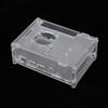 Acrylic Case with 5V Cooling Fan 3 Heatsinks Camera Bracket Mounting Hole for Raspberry Pi 4B