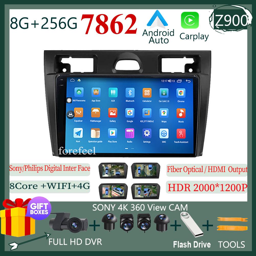 7862 Android For Ford Fiesta Mk VI 5 Mk5 2002-2008  Car DVD Auto Radio Stereo Multimedia Player GPS Navigation  No 2Din DVD High