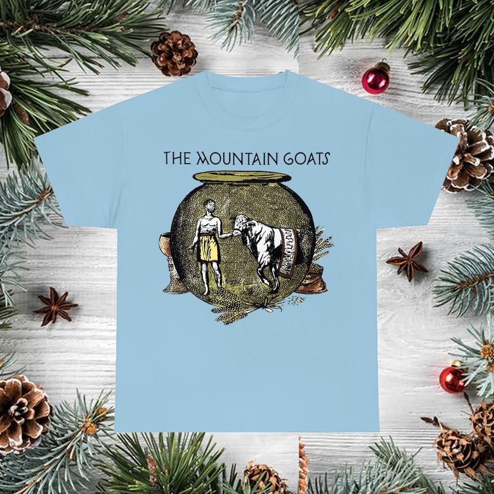 The Mountain Goats 2024 Poster Concert Shirt Light Blue Unisex S-5XL 1H0469 Unisex T-Shirt L