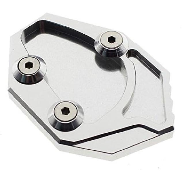 

Боковая подставка для мотоцикла FXCNC Racing, алюминиевая, с ЧПУ, удлинительная накладка для подставки, совместимая с Kawasaki GTR1400 / Concours 14 2008-2015, Ninja ZX14R/ серебряный