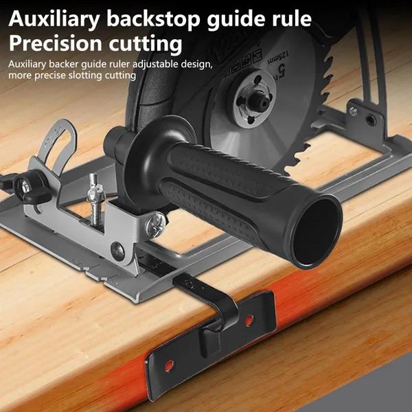 1 Set Angle Grinder Base Practical Depth Adjustable Enlarged Shroud Enlarged Shroud Angle Grinder Support Workshop Use Angle Grinder Stand Holder