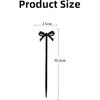 30 pcs Pink Bow Cocktail Picks, Cute Fruit Skewers Acrylic Bowknot Toothpicks, Coquette Party Decorations for
