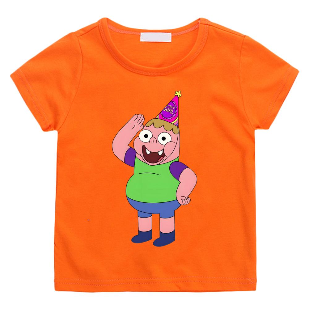 Christma Clarence Cartoon Print T-shirts Kawaii Anime Tshirt Cute Manga 100% Cotton Tee-shirt Aesthetic Cartoon Boy/girl T Shirt