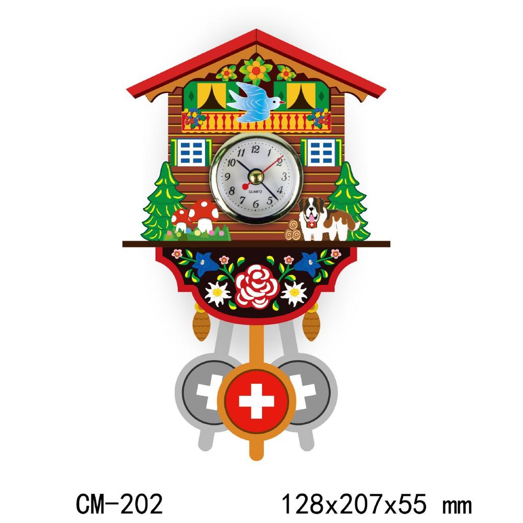 Kuckucksuhr, Holzwanduhr, Heimdekoration, Quarzuhr, Heimdekoration