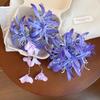 Spider Lily Flower Hair Claw Clips for Women Long Tassel Shark Clip Dedicate  Crystal Acrylic Hairgrips Birthday Decoration K