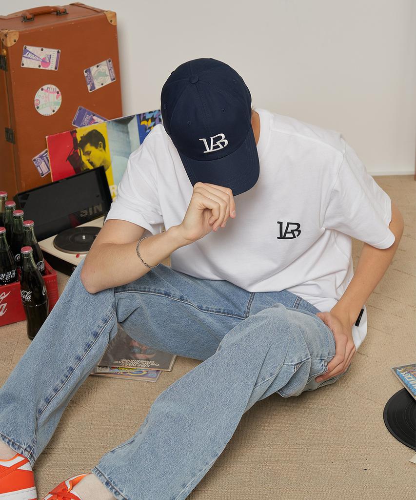 LAB101 Volume Embroidered Logo Ball Cap - Navy