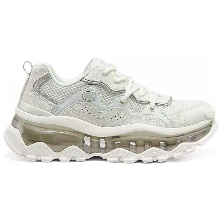 Skechers Street Comfortable Versatile Durable Breathable Low-Top Dad Shoes Women Sneakers White 177935-WHT