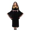 Halloween Kostüm für Erwachsene Mittelalterlich Vintage Renaissance Hof Hexe Kleid Lang