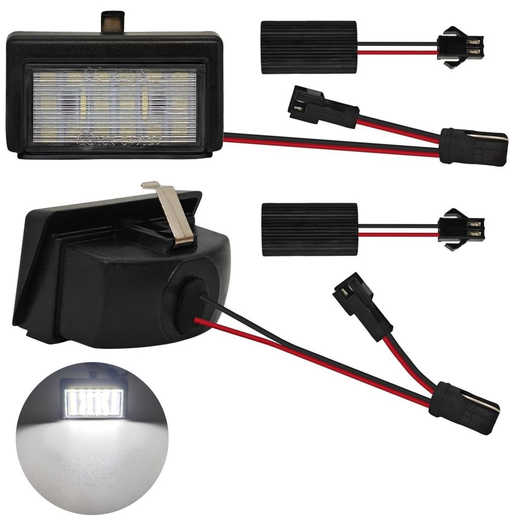 2 szt lampki rejestracji LED kompatybilne z Mercedes ML, GL, Smart Roadster Off-Road