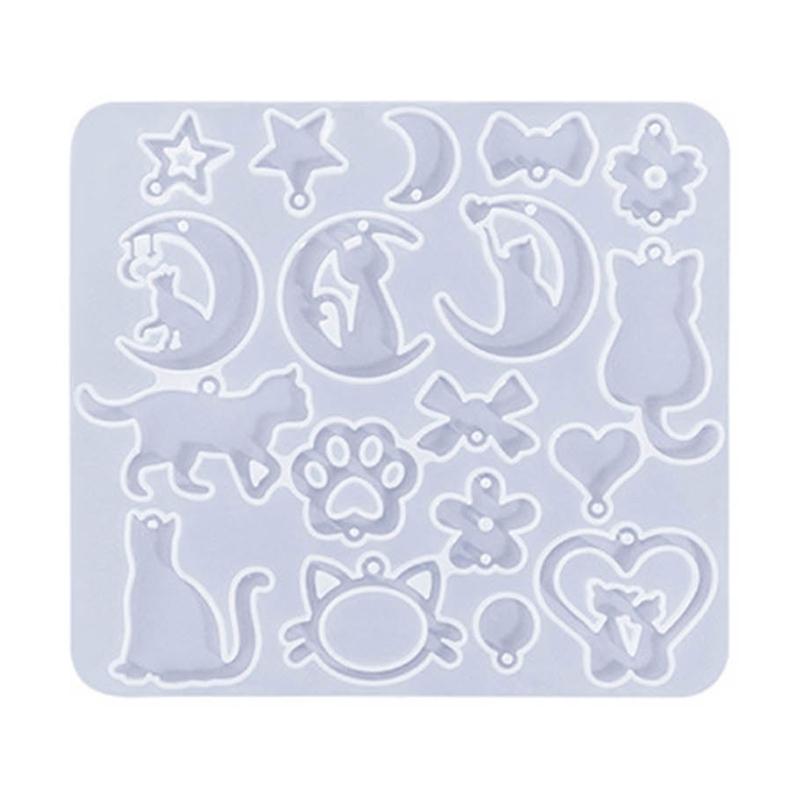 DIY Earring Silicone Mold Animal Dangle Making Tool Handmade Necklace Keychain