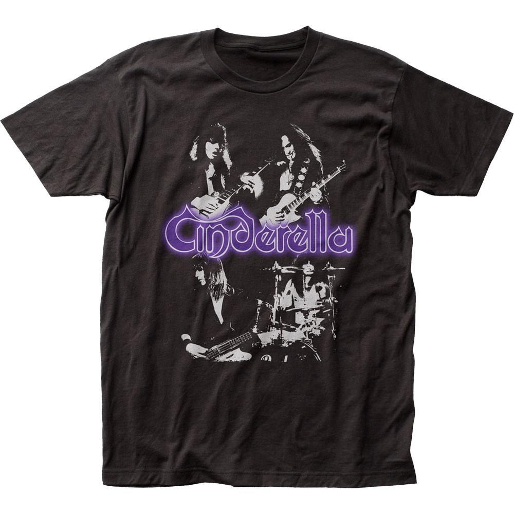 Cinderella Group Mens T Shirt Music Classic Concert Rock Band Tee New Black Unisex T-Shirt XXXXL
