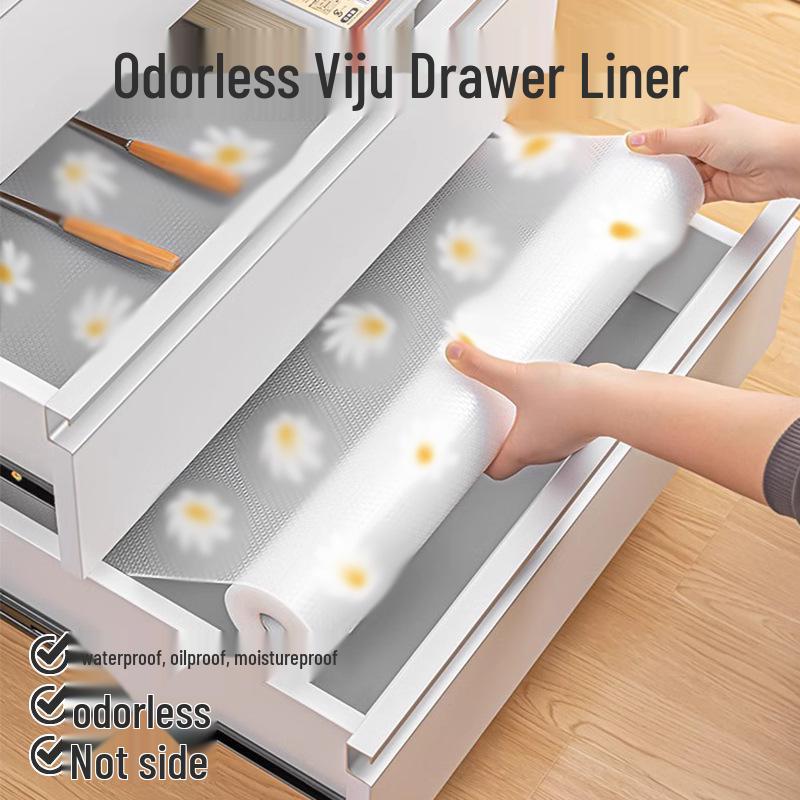 Thick EVA Moisture-Proof, Waterproof, Oil-Proof Liner for Drawers and Cabinets - Anti-Mildew Wardrobe Mat