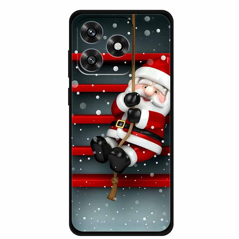 

Christmas Phone Cases For Honor X5C Plus Soft Silicone Back Cover Christmas Tree for Honor Play10A 4G Protective Case Honor X5C Play10A 4G