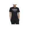 Adidas Solid Color Crew Neck T-Shirt With Logo Men Tops Black FM6242