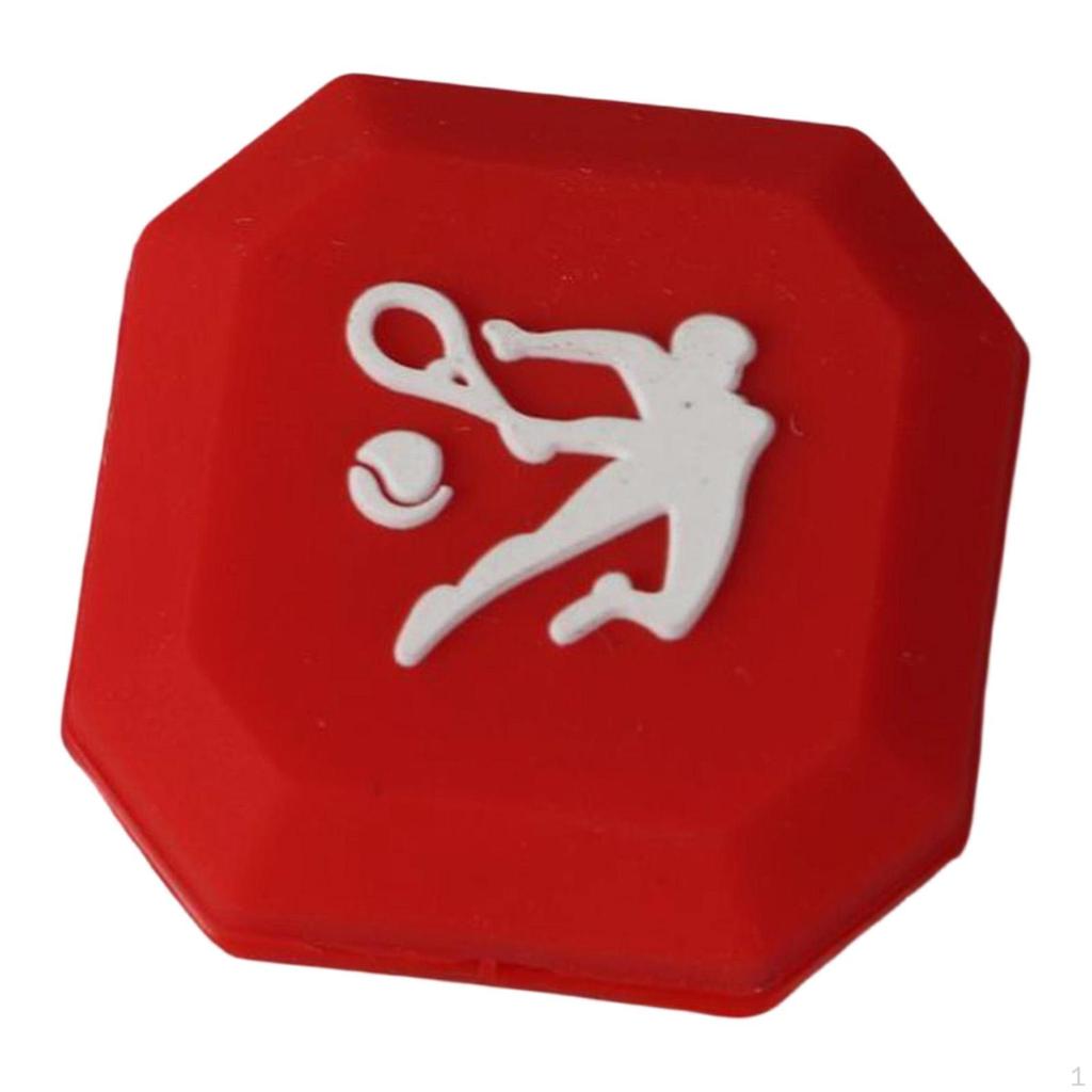Tennis Racket Dampener Absorber Decorative for Better Control Indoor Clip On Enthusiasts Game