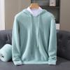 Autumn And Winter Mink Sweater Hooded Sweater Men'S Fashion Knitted Sweater Loose Casual Versatile Bottoming Shirt Hooded Top